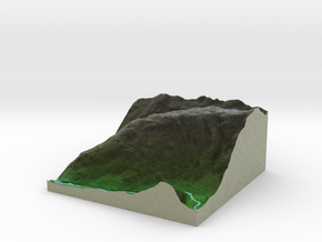 Terrafab generated model Fri Sep 27 2013 14:55:28  in Full Color Sandstone