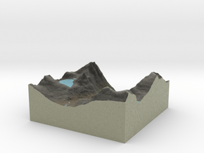 Terrafab generated model Fri Sep 27 2013 15:44:39  in Full Color Sandstone