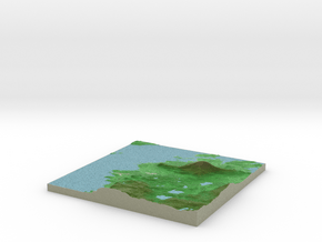 Terrafab generated model Fri Sep 27 2013 18:45:15  in Full Color Sandstone