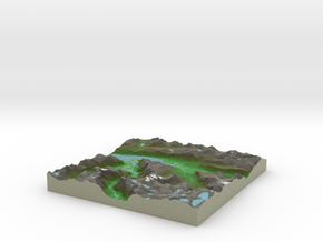 Terrafab generated model Sat Sep 28 2013 14:51:51  in Full Color Sandstone