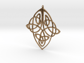 Celtic Pendent 1 in Natural Brass