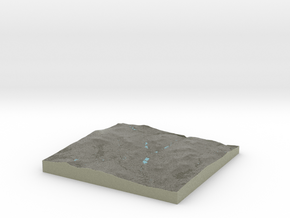 Terrafab generated model Sat Sep 28 2013 13:16:39  in Full Color Sandstone