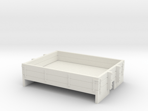009 2 plank dropside wagon body in White Natural Versatile Plastic