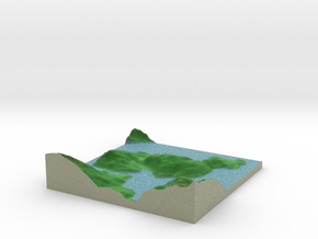 Terrafab generated model Fri Sep 27 2013 18:14:36  in Full Color Sandstone