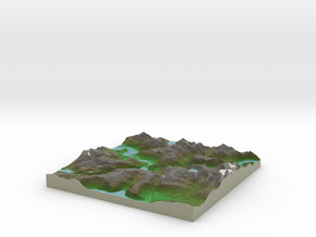 Terrafab generated model Fri Sep 27 2013 21:12:39  in Full Color Sandstone