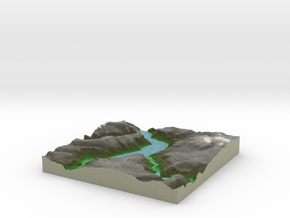 Terrafab generated model Sat Sep 28 2013 20:28:30  in Full Color Sandstone