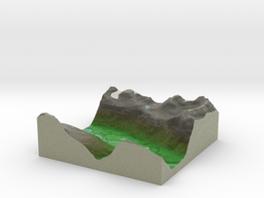Terrafab generated model Sat Sep 28 2013 16:22:52  in Full Color Sandstone