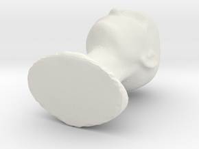 StrangeHead in White Natural Versatile Plastic