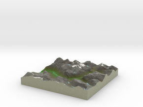 Terrafab generated model Mon Sep 30 2013 13:36:01  in Full Color Sandstone