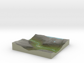 Terrafab generated model Mon Sep 30 2013 19:16:17  in Full Color Sandstone
