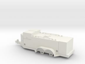 1/64 Fuel Trailer (S Scale) in White Natural Versatile Plastic