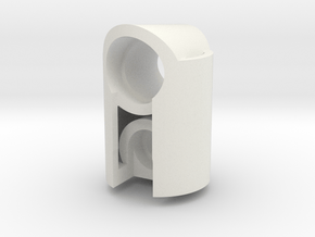 Led-holder2-0degree in White Natural Versatile Plastic
