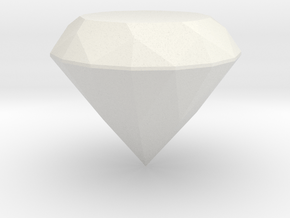 Diamond in White Natural Versatile Plastic
