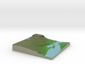 Terrafab generated model Wed Oct 02 2013 12:36:38  in Full Color Sandstone