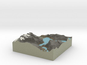 Terrafab generated model Wed Oct 02 2013 15:08:20  in Full Color Sandstone