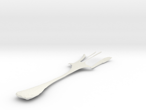 fork in White Natural Versatile Plastic