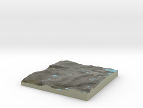 Terrafab generated model Mon Sep 30 2013 22:13:07  in Full Color Sandstone
