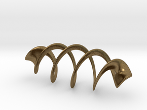 Mesh Torus - 5 crossings in Natural Bronze