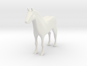 HORSE in White Natural Versatile Plastic