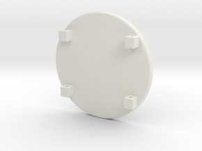 Spartan Shield in White Natural Versatile Plastic