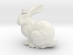 Stanford Bunny in White Natural Versatile Plastic