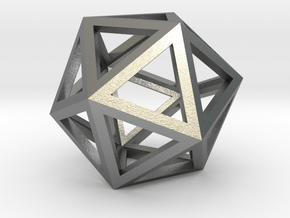 Icosahedron in Natural Silver