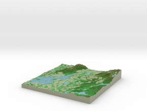 Terrafab generated model Wed Oct 09 2013 11:53:10  in Full Color Sandstone