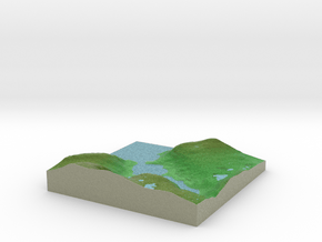 Terrafab generated model Wed Oct 09 2013 18:06:00  in Full Color Sandstone