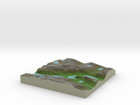 Terrafab generated model Wed Oct 09 2013 16:33:21  in Full Color Sandstone