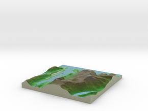 Terrafab generated model Wed Oct 09 2013 15:57:38  in Full Color Sandstone
