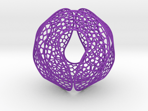 Spherocircles in Purple Processed Versatile Plastic
