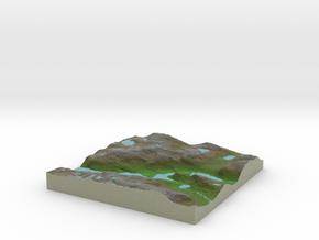 Terrafab generated model Thu Oct 10 2013 11:06:21  in Full Color Sandstone