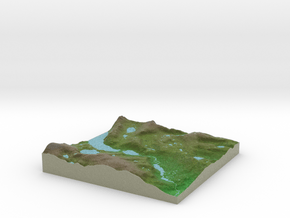 Terrafab generated model Wed Oct 09 2013 19:36:44  in Full Color Sandstone