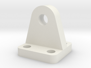 Mounting Plate - Suitable for most scales in White Natural Versatile Plastic