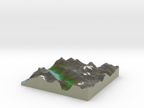 Terrafab generated model Thu Oct 10 2013 10:28:11  in Full Color Sandstone