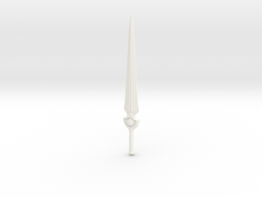 Sword of Defense Vintage in White Processed Versatile Plastic