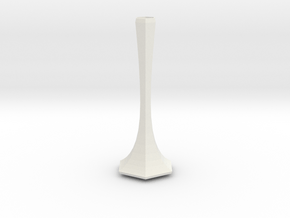 galifreyian vase in White Natural Versatile Plastic