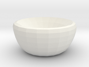 crystal dreams bowl in White Natural Versatile Plastic