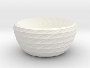 twisted dreams bowl in White Natural Versatile Plastic