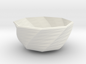 fantasia bowl in White Natural Versatile Plastic