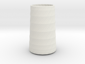 large cup in White Natural Versatile Plastic
