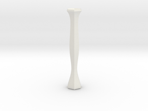flower tube vase in White Natural Versatile Plastic