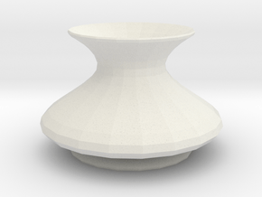 asgardian vase in White Natural Versatile Plastic