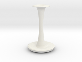 sherlock vase  in White Natural Versatile Plastic