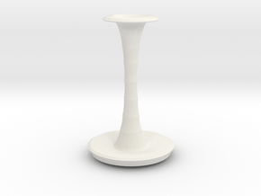 wong vase  in White Natural Versatile Plastic