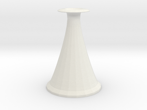 cone vase 2 in White Natural Versatile Plastic