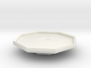 blake platter on stand in White Natural Versatile Plastic