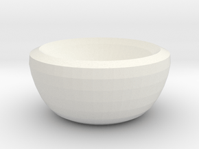 venus bowl in White Natural Versatile Plastic