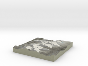 Terrafab generated model Sat Oct 12 2013 10:10:39  in Full Color Sandstone