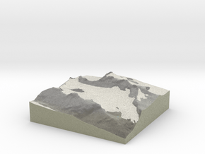 Terrafab generated model Mon Oct 14 2013 17:30:43  in Full Color Sandstone